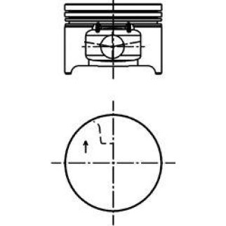 Поршень Kolbenschmidt 40 277 620 фото