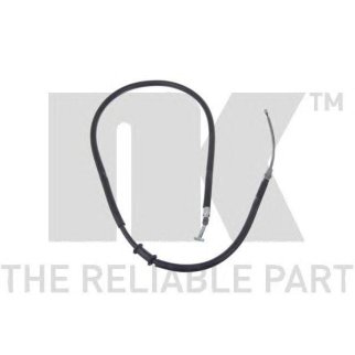 Трос стояночного тормоза задний левый / FIAT Palio (барабанные тормоза) 96~04 фото