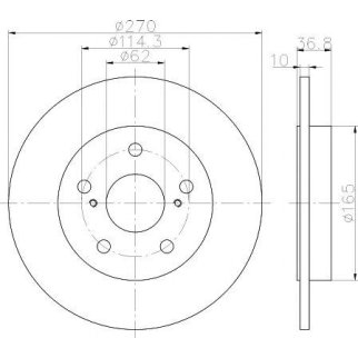 Диск тормозной задний TEXTAR 92164003 фото