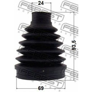 2115P-KUGR_к-кт пыльника ШРУСа внутренний! Range Rover Evoque 11>, Landrover Discovery 14> фото