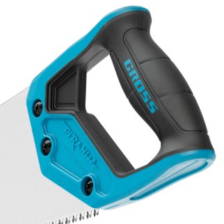 Ножовка по дереву "PIRANHA", 400 мм, 7-8 TPI, зуб - 3D, каленый зуб, 2-х комп. рук-ка GROSS фото 4