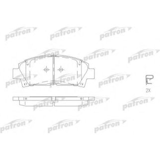Колодки тормозные PATRON PBP928 фото