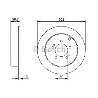 Диск тормозной BOSCH 0 986 479 318 фото