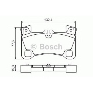 Колодки тормозные задние дисковые к-кт BOSCH 0 986 494 205 фото