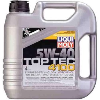 Масло моторное LIQUI MOLY TOP TEC 4100 HC 5W40 CF/SN C3 синт. 4л фото 2