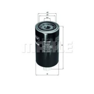 Фильтр топливный CASE 9050B,9060B (дв.CUMMINS) MAHLE фото 2