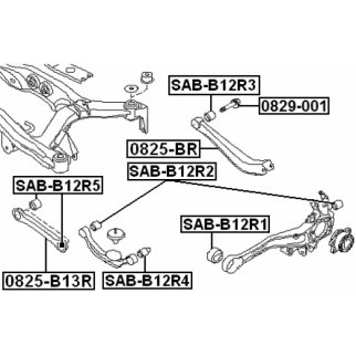 Болт с эксцентриком FEBEST 0829-001 фото 2