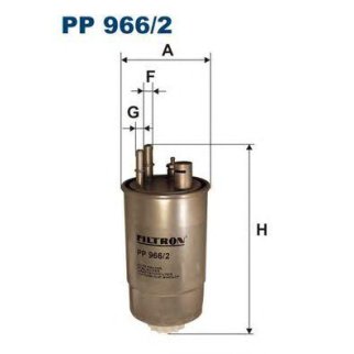 Фильтр топливный FILTRON PP 9662 фото