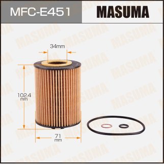 Фильтр масляный Masuma MFC-E451 фото