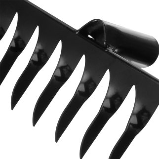 Грабли стальные 320 мм, 12 витых зубьев, без черенка, витые СИБРТЕХ фото 4