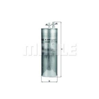 Фильтр топливный MAHLE KL 2292 фото