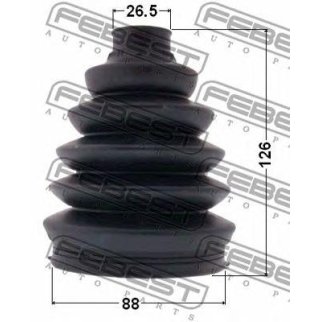Пыльник ШРУСа FEBEST 2917P-DIIIATF фото