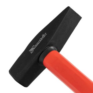 Молоток 500г слесарный фиберглассовая обрезиненная ручка MATRIX фото 3