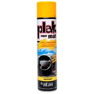 Полироль салона PLAK "Super Mat" 200 мл (аэр.) Клубника фото