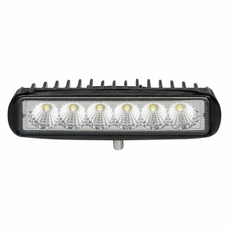 Фара светодиодная прямоугольная, 6 LED рассеянный свет, 18W (157х42х40) 12/24V (ALED005) фото 2