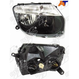 551-1186R-LDEM2_фара правая! черная Renault Duster 10> фото