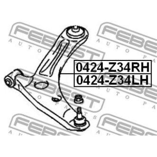 Рычаг передний правый FEBEST 0424-Z34RH фото