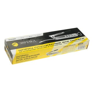 Шприц плунжерный для смазки со стальной трубкой и насадкой (усил) ЭВРИКА фото 2