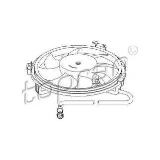 Вентилятор радиатора topran 107722755 фото