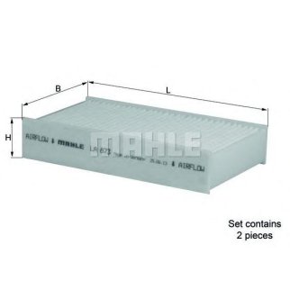 Фильтр салона KNECHT LA 873S фото