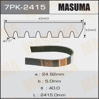Ремень ручейковый Masuma 7PK-2415 фото