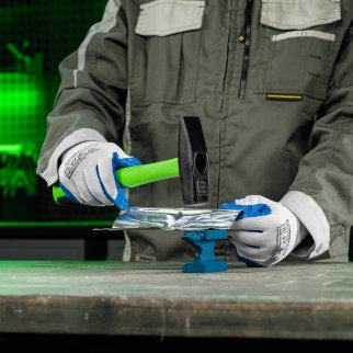 СИБРТЕХ 10325 Молоток слесарный, 600 г, фиберглассовая обрезиненная рукоятка фото 8