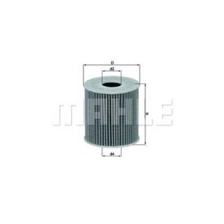 Фильтр масляный MAHLE OX 3392 D фото