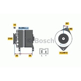 Генератор BOSCH 0 986 037 321 фото