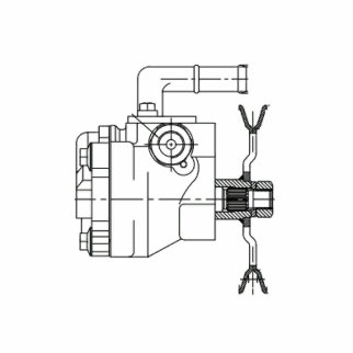 Насос ГУР для а/м Hyundai Accent (99-) 1.3i/1.5i/1.6i (LPS 0801) фото 4