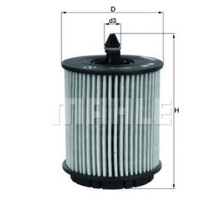 Фильтр масляный MAHLE OX 258 D фото 1