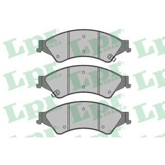 Колодки тормозные передние к-кт Lpr 05P1768 фото