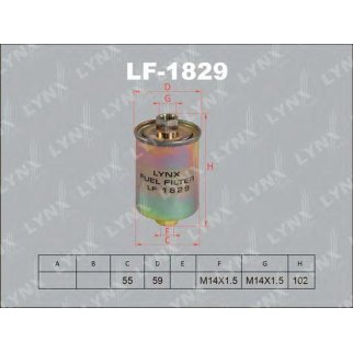 Фильтр топливный LYNXauto LF-1829 фото