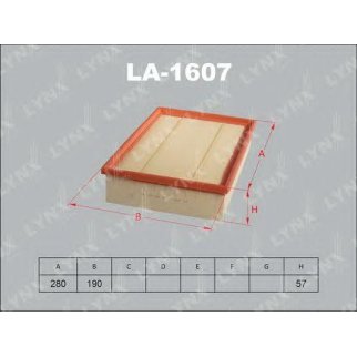 Фильтр воздушный LYNXauto LA-1607 фото