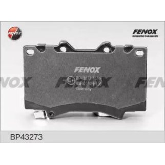 Колодки тормозные передние к-кт Fenox BP43273 фото