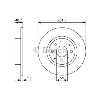 ДИСК ТОРМОЗНОЙ ЗАДНИЙ фото