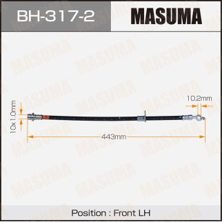 Шланг тормозной Masuma BH-317-2 фото