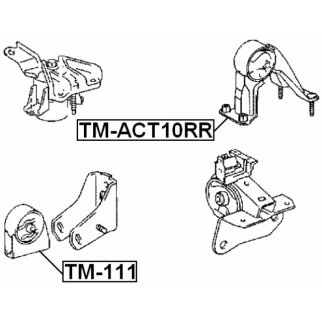 TM-ACT10RR_подушка двигателя задняя! Toyota Opa 00-05/Vista 98-03 фото 2