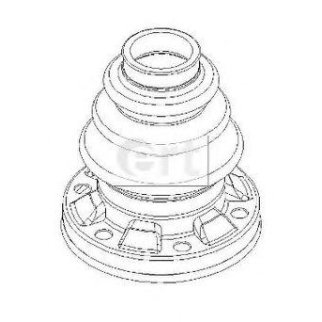 Пыльник ШРУСа внутр к-кт BMW: 3 90-98, 3 98-05, 3 05-11, X3 04- фото