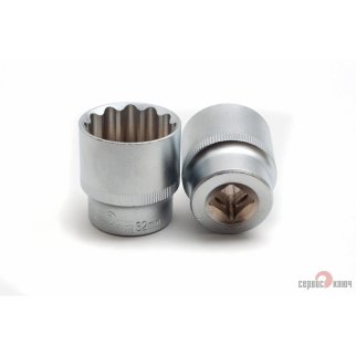 Головка торцевая 32 1/2&quot; 12гр СЕРВИС КЛЮЧ фото