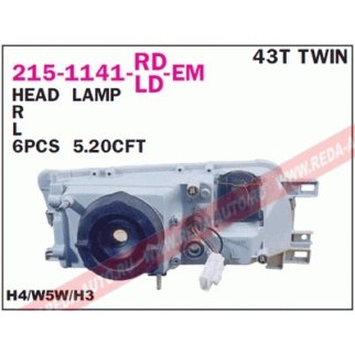 215-1141L-LD-EM_фара левая! электр. Nissan Primera 90-96> фото