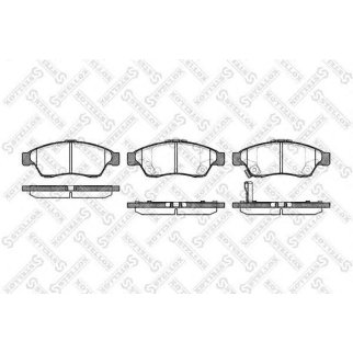 886 001B-SX_колодки дисковые п.! Suzuki Liana 1.3i/1.6i/1.6 &4WD 01&gt; фото