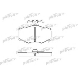 Колодки тормозные PATRON PBP707 фото