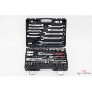 Набор инструмента 82 предметов (12граней) СЕРВИС КЛЮЧ фото