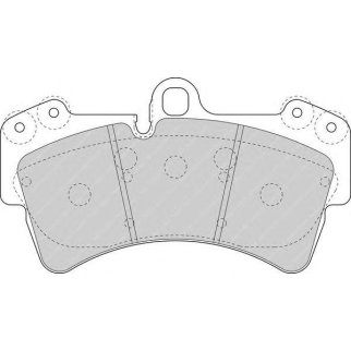 Колодки тормозные FERODO FDB1626 фото