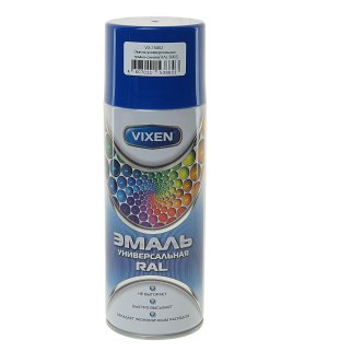 Эмаль универсальная VIXEN темно-синяя (RAL 5002), аэрозоль 520 мл фото