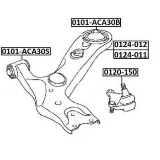 РЫЧАГ ПЕРЕДНИЙ ПРАВЫЙ фото