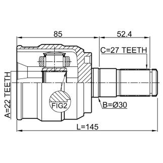 ШРУС внутренний FEBEST 1211-I30ATLH фото 2