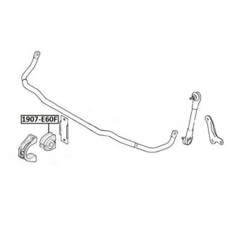 Втулка переднего стабилизатора ASVA 1907-E60F фото