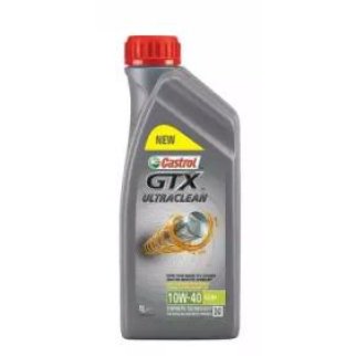 Масло моторное CASTROL GTX ULTRACLEAN 10W40 A3/B4 1L фото