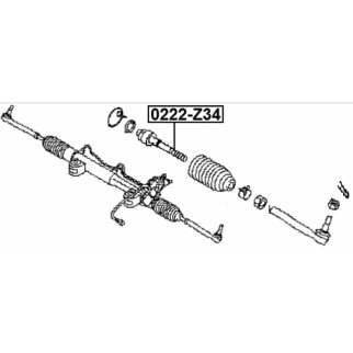 0222-Z34_тяга рулевая! Nissan 370 Z 3.7i 08-12 фото 2